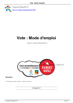 Vote : Mode d`emploi - SNUipp