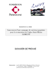 DOSSIER DE PRESSE - Fondation du Patrimoine