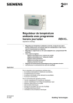 2201 Régulateur de température ambiante avec