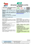 DÉCAPANT GRAISSES CUITES ET FOUR