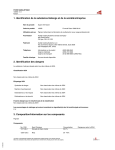 1. Identification de la substance/mélange et de la société/entreprise