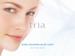 ACNE CLEARING BLUE LIGHT
