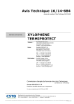 Avis Technique 16/14-684 XYLOPHENE TERMIPROTECT