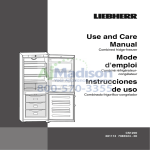 Use and Care Manual Mode d`emploi Instrucciones de