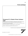 Fiche technique Permacron®1:1 Elastic Primer Surfacer 3300
