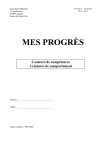 Dossier Mes progrès Cycle 2-3 (CE1-CE2)