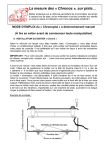 mode d`emploi declenchement manuel - Chronopist