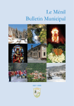 Le Ménil Bulletin Municipal