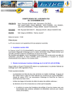 COMPTE-RENDU DE LA REUNION CRA DU 12 NOVEMBRE 2014