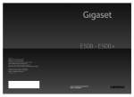 Gigaset E500/E500A