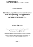 Revue de presse n° 63 du 2 au 15 mars 2009