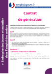 Contrat de génération ()