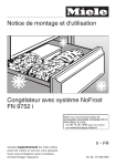Notice de montage et d`utilisation Congélateur avec système
