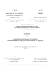 RAPPORT La performance énergétique des bâtiments