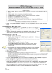Création d`une affiche dans Word