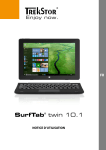 SurfTab® twin 10.1
