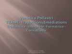 Veronica Pollastri TRAME-traductions&médiations - E