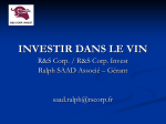 Investir dans le vin