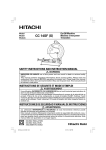 CC 14SF (S) - Hitachi Power Tools