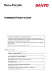 Fonction Memory Viewer Mode d`emploi