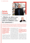 interview du fonctionnaire des implantations commerciales