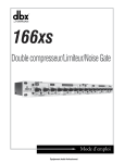 Double compresseur/Limiteur/Noise Gate