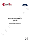 AGITATEUR ROTATIF STR4 Manuel d`utilisation