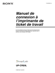 Manuel de connexion à l`imprimante de ticket de travail UP