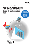 NP905/NP901W Guide de configuration WPA