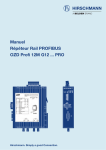 Manuel Répéteur Rail PROFIBUS OZD Profi 12M G12 PRO