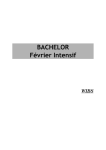 BACHELOR Février Intensif