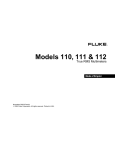 Models 110, 111 & 112