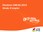 ElecHons CMCAS 2014 Mode d`emploi