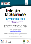 programme fete de la science 2015 - Académie d`Aix