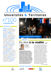 Télécharger Universités & Territoires n°100 (Format PDF)