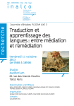 Traduction et apprentissage des langues : entre médiation et