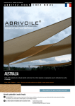 Doc 2013 abrivoile architecturale -Australia