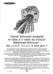 Tunnel Schuman-Josaphat et mise à 4 voies du tronçon Watermael