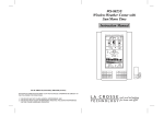 Instruction Manual WS-8025U Wireless Weather