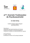 Mai 2003 - Institut de Formation en Psychomotricité de Toulouse