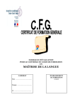 Page de couverture CFG Français