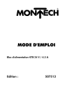 MODE D EMPLOI