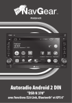 Autoradio Android 2 DIN "DSR‑N 370" ELA‑Link/Bluetooth
