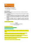 Avis sur l`annexe du Projet de règlement grand-ducal