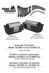 Automatic Fish Scaler Model: TD-6065-13 and TD-6065