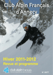 Programme et revue hiver 2011/2012
