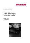Table à induction Induction cooker TISLIM