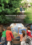 Programme d`activités Enseignants et Scolaires 2013-2014