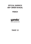 official warwick amp owner manual french take 12