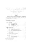 Introduction aux systèmes de type UNIX